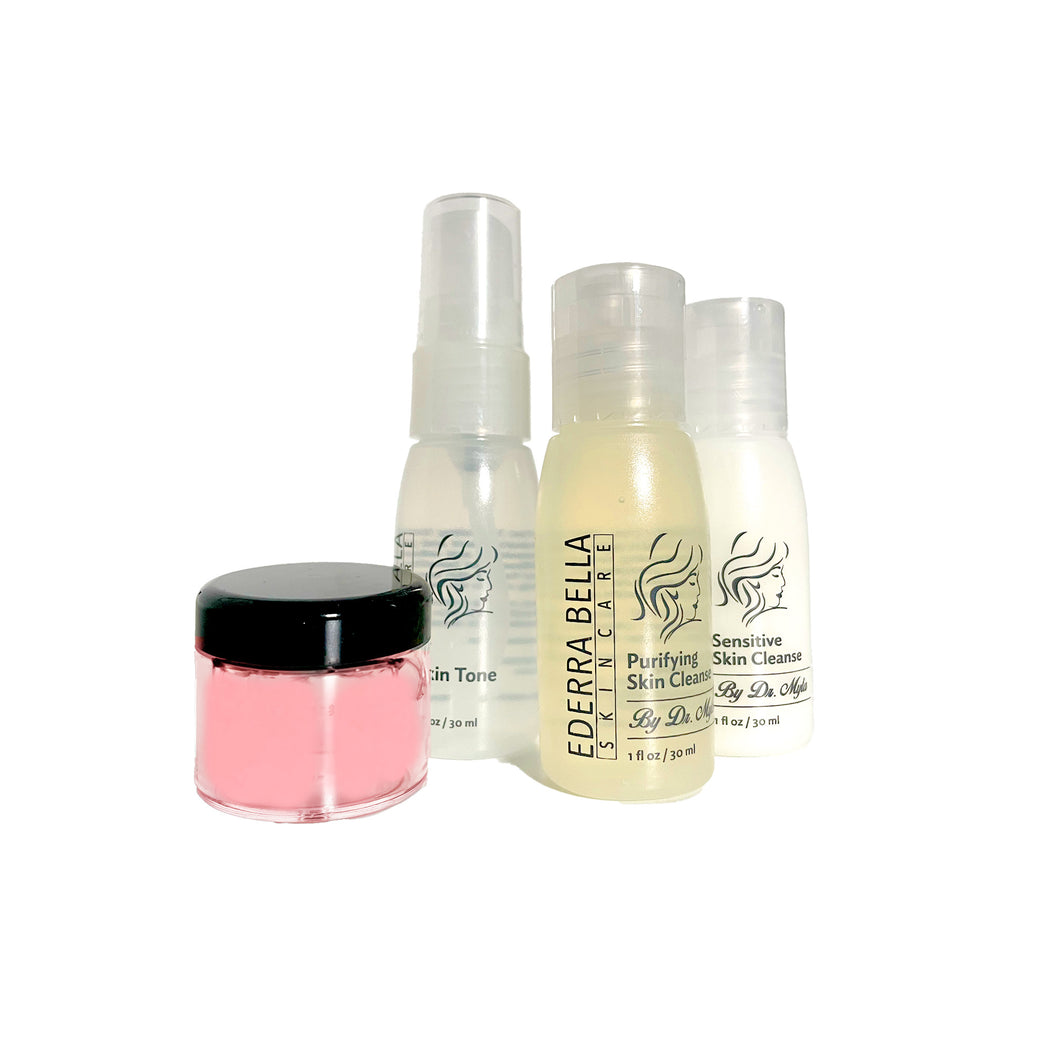 Complete Travel Kit w/ Skin Purifying Mask